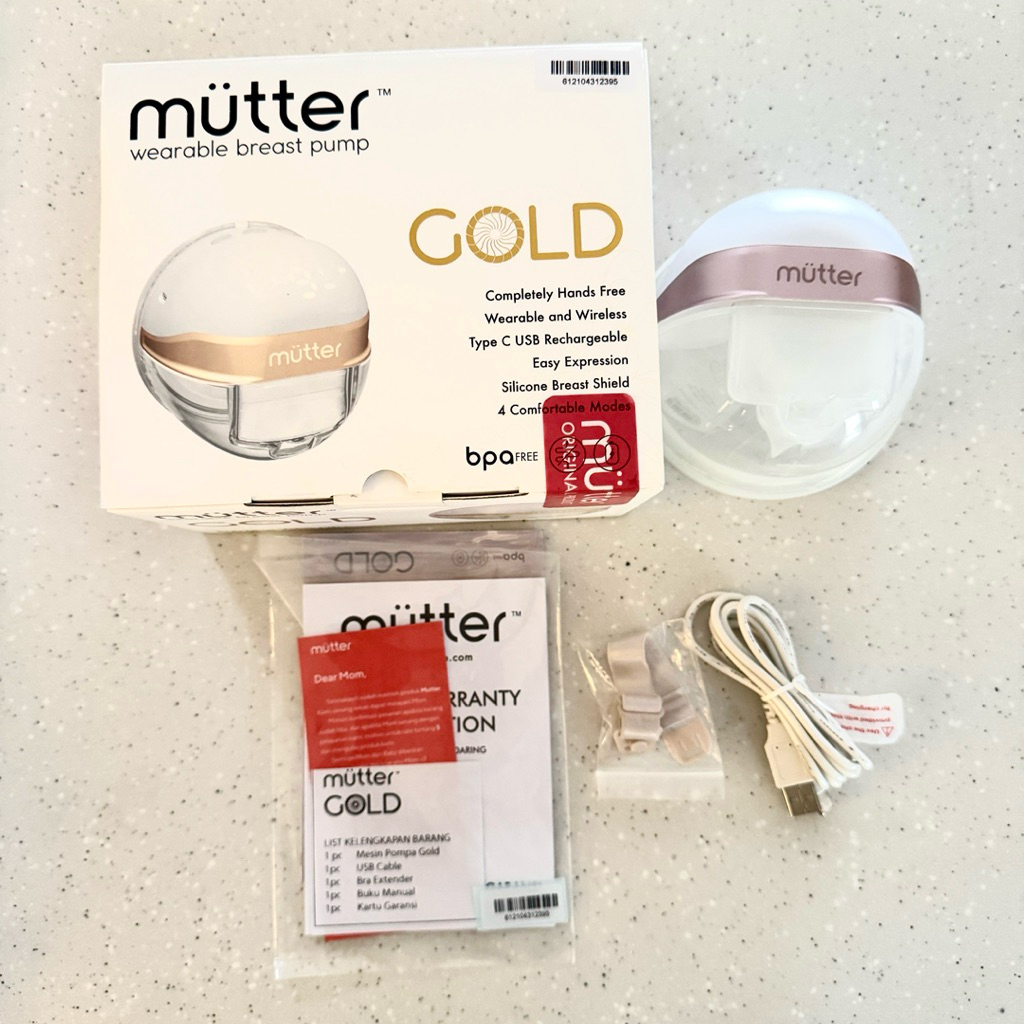 (Preloved) Mutter Gold Pompa ASI Handsfree