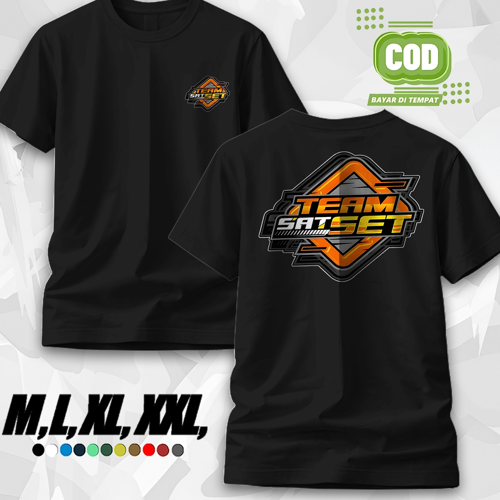 Kaos Team Satset Terbaru /// Kaos Atasan Pria // Kaos Pria dan Wanita Terbaru // Kaos Racing // Kaos