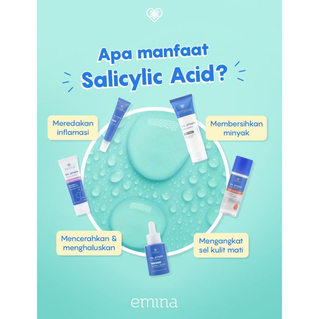 Emina Miss Pimple Acne Skincare Set Ori BPOM