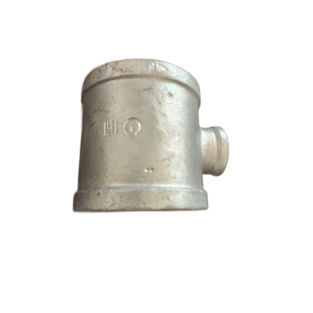 FITTING BESI REDUCER TEE GALVANIS 3X1 INCH DRAT DALAM MERK GALUNGUNG (G BRAND)