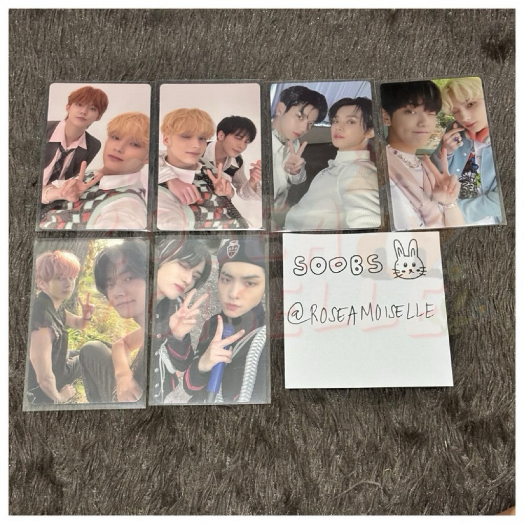 txt unit photocards yeonjun soobin beomgyu taehyun hueningkai yeonkai tyunning sookai yeonbin