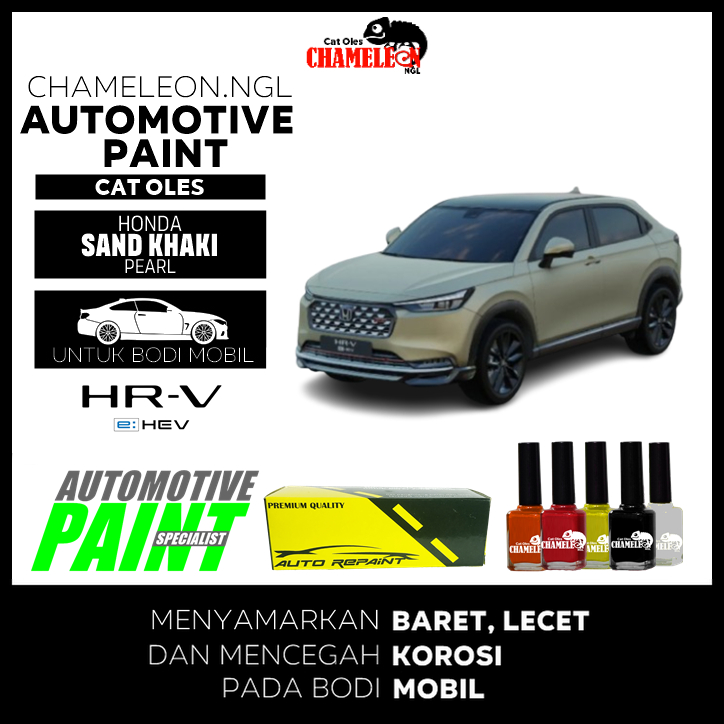 Cat Oles Honda HRV Hybrid Sand Khaki Pearl Automotive Paint CHAMELEON NGL