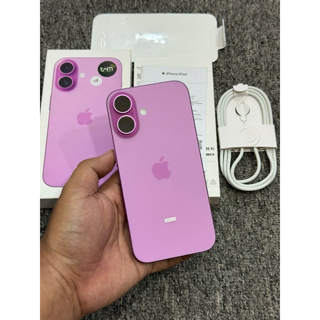 iphone 16 128gb ibox second likenew fullset ori