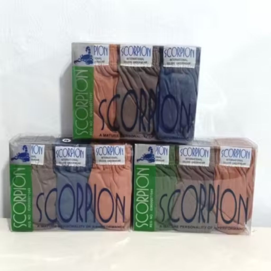 CELANA DALAM PRIA DEWASA MERK SCORPION