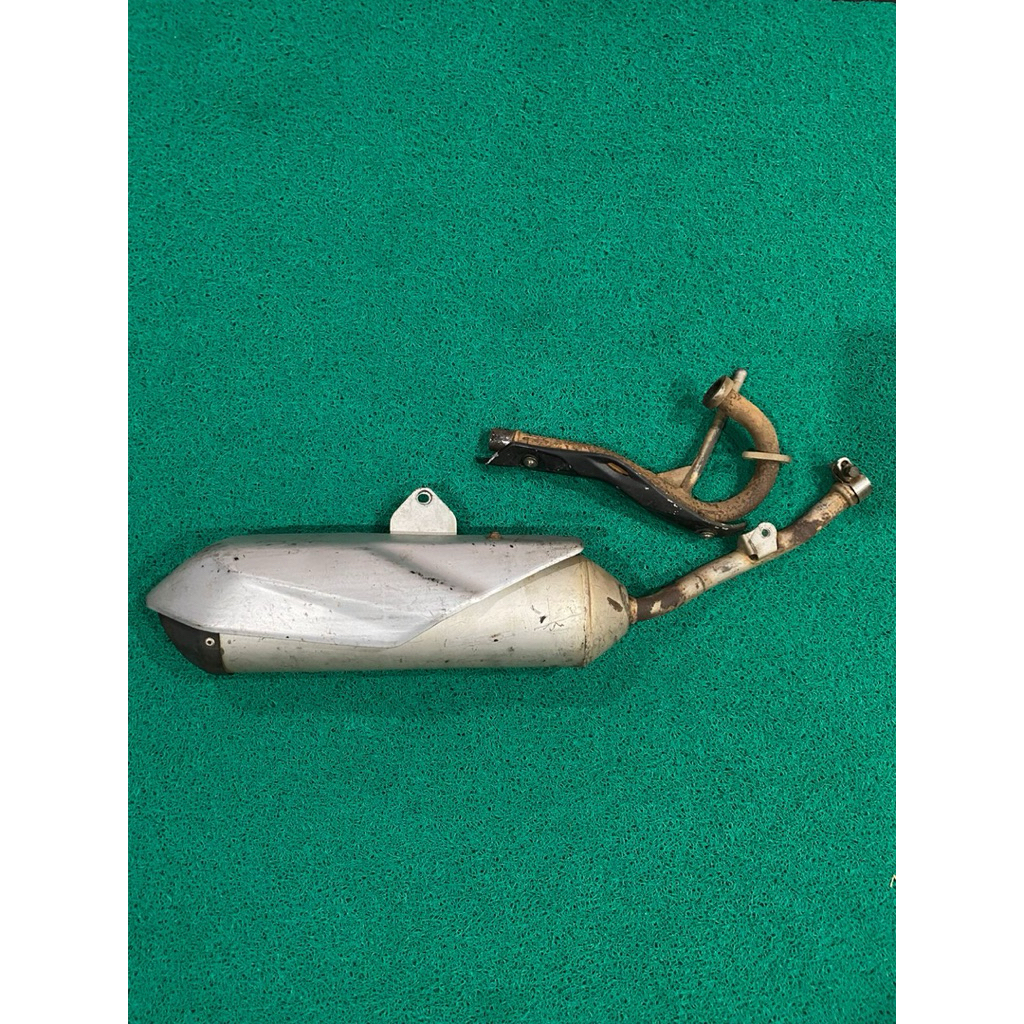 Knalpot klx bf original copotan motor -Knalpot klx bf kawasaki copotan motor