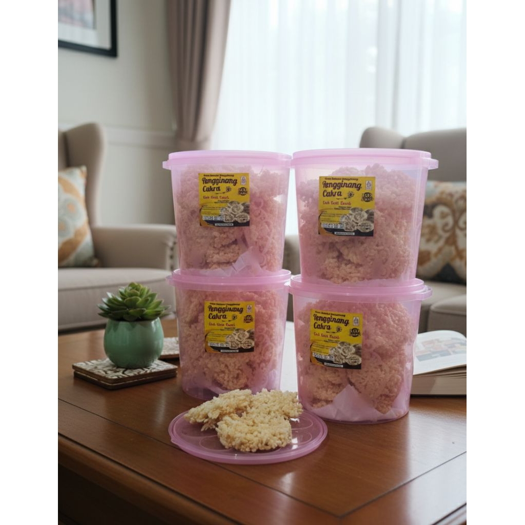 Rengginang Cakra Matang, Kemasan Toples