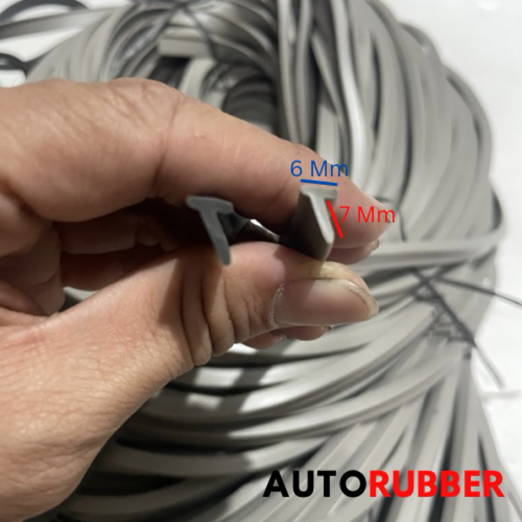 Karet List Lis T Spakbor Bodykit Over Fender 6 Mm