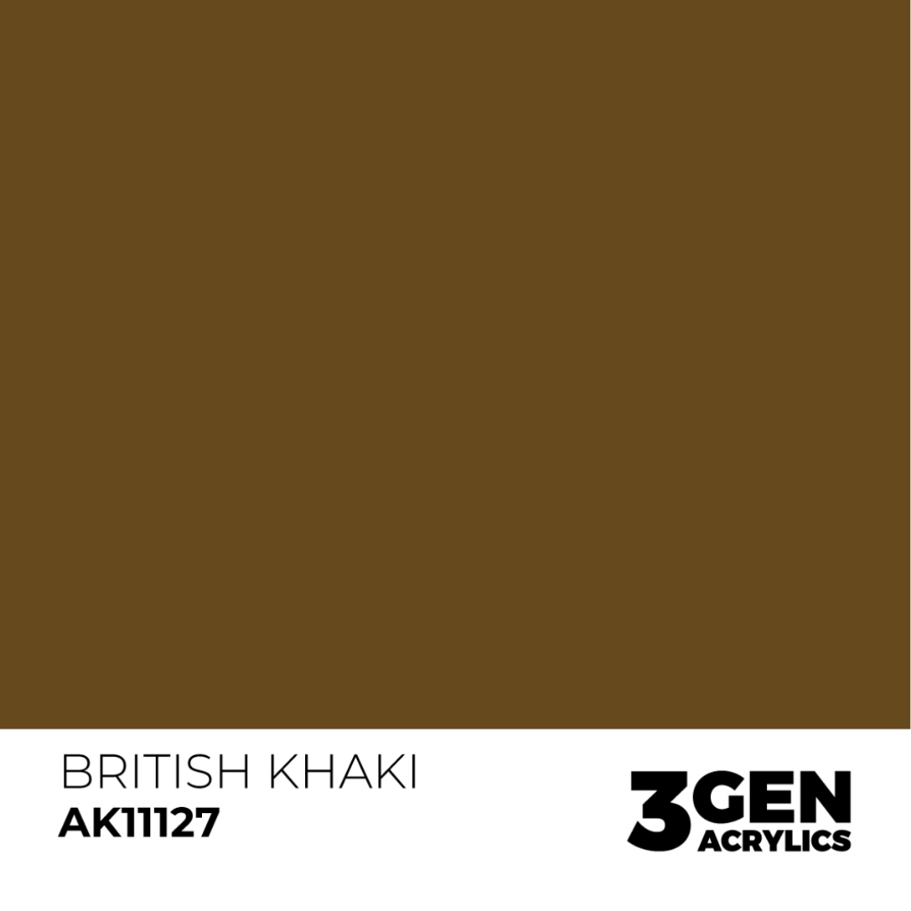 AK 11127 British Khaki - Figure Military Boardgame Acrylic Paint