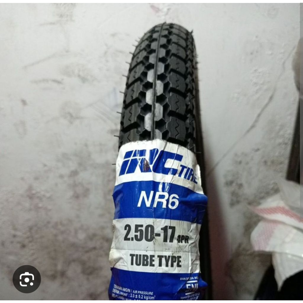 iIRC NF3 225 17+NF6 250+NR 6 RING 17 TUBTYPE BUAT BEBEK