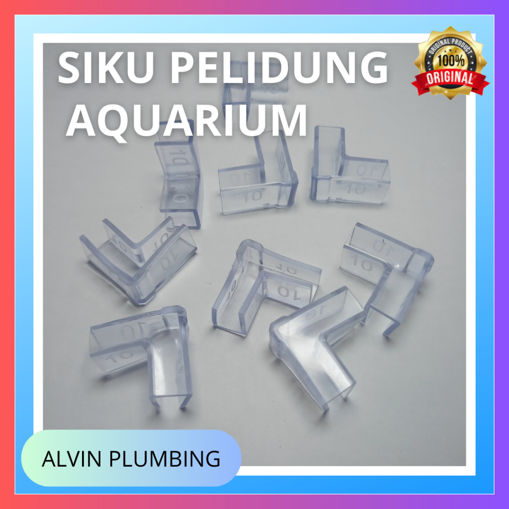 Pelindung Sudut Aquarium 10mm | 10mm Siku Sudut Akuarium 10mm