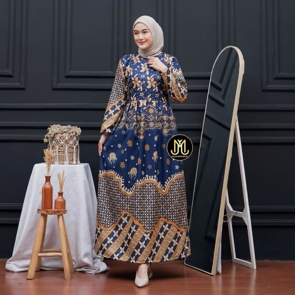 GAMIS BATIK PEKALONGAN WANITA DEWASA