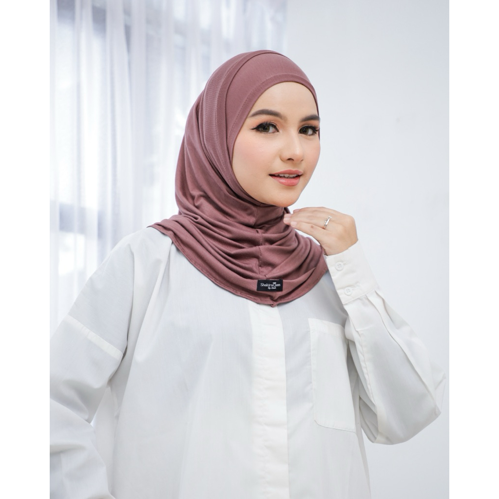 BERGO INSTAN ALANA KARET DAGU SIZE S RAYON AIRFLOW HIJAB INSTAN KARET DAGU