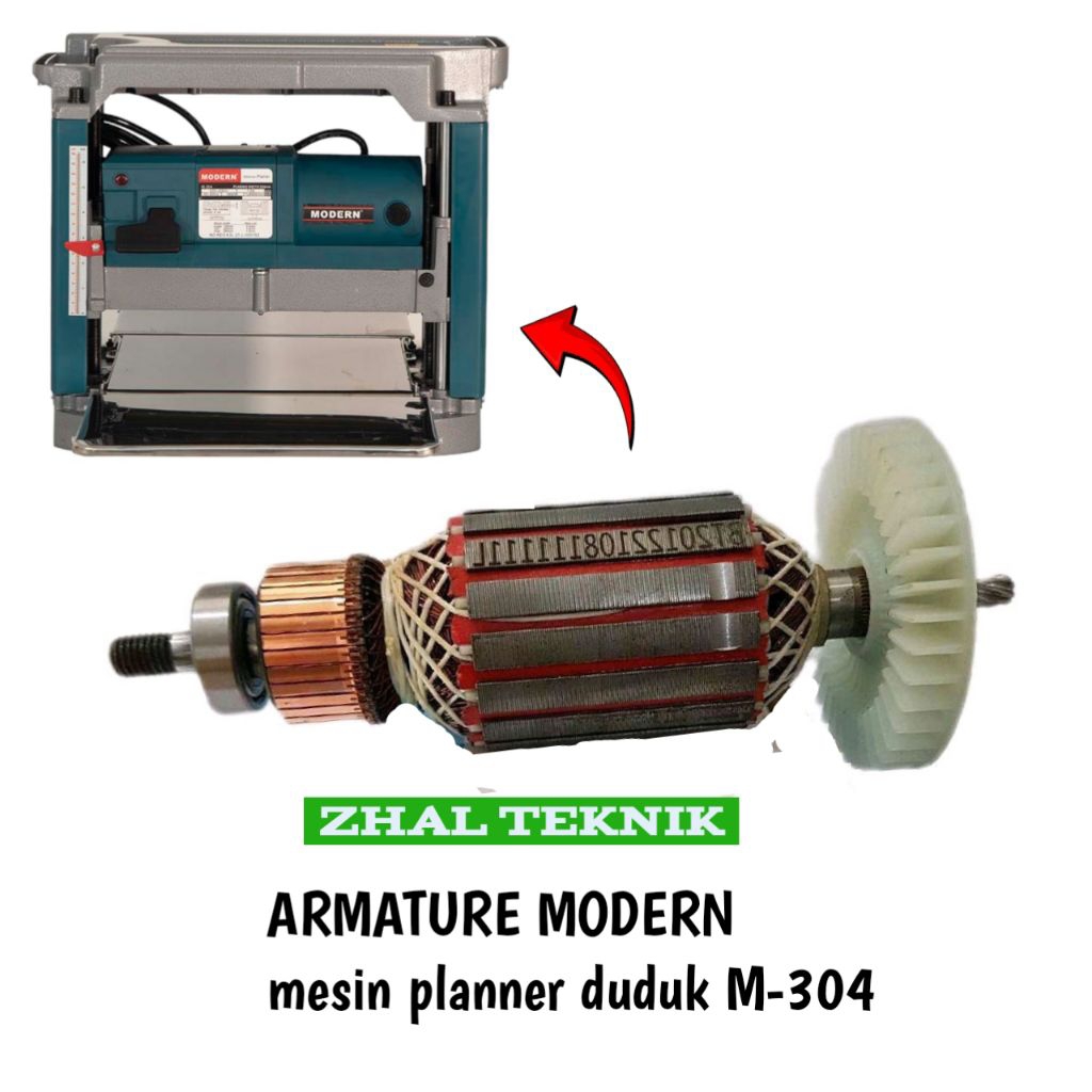 Armature Untuk modern M304 mesin serut kayu duduk 12" angker modern