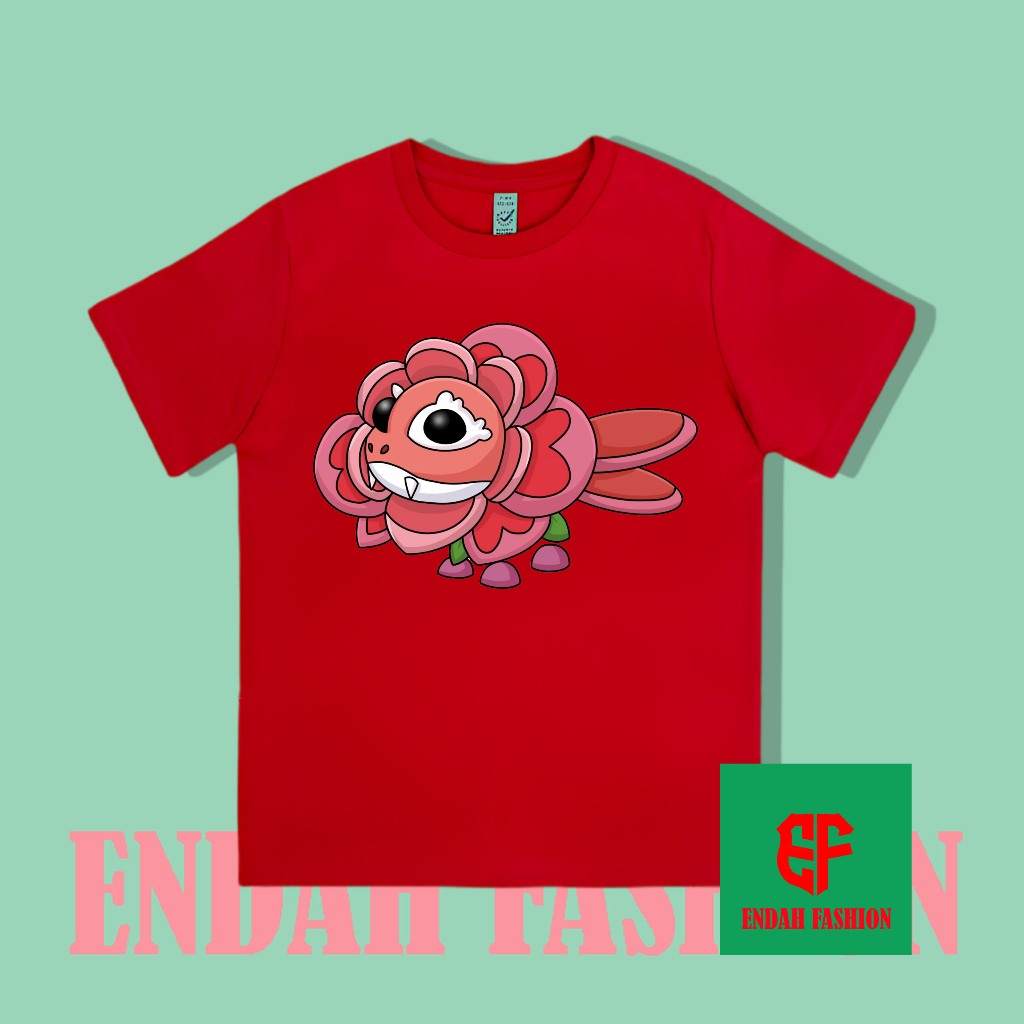 BAJU ANAK KAOS ANAK ROSE DRAGON PET ADOPT ME
