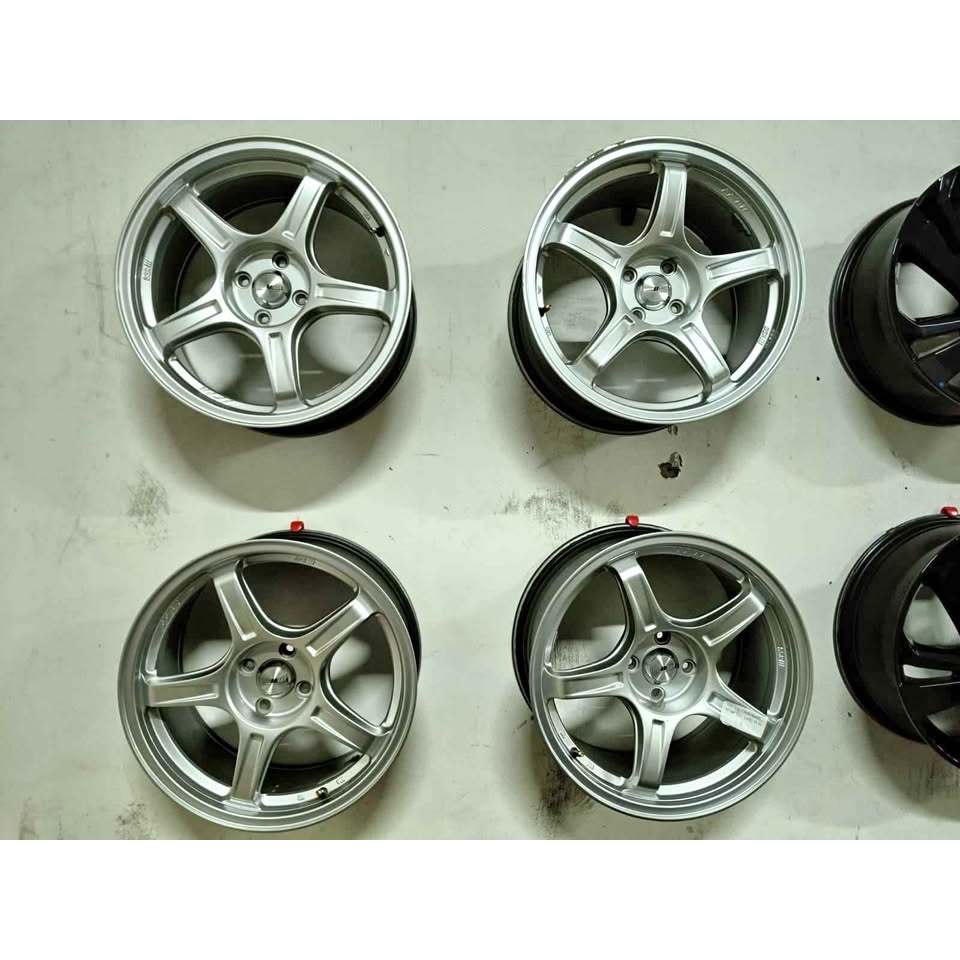 Velg R17 Velg SSR GTX03 R17 Pcd 4X100 Lebar 7.5/8.5 Offset 40/35 Silver - Velg Mobil Jazz Yaris Mobi
