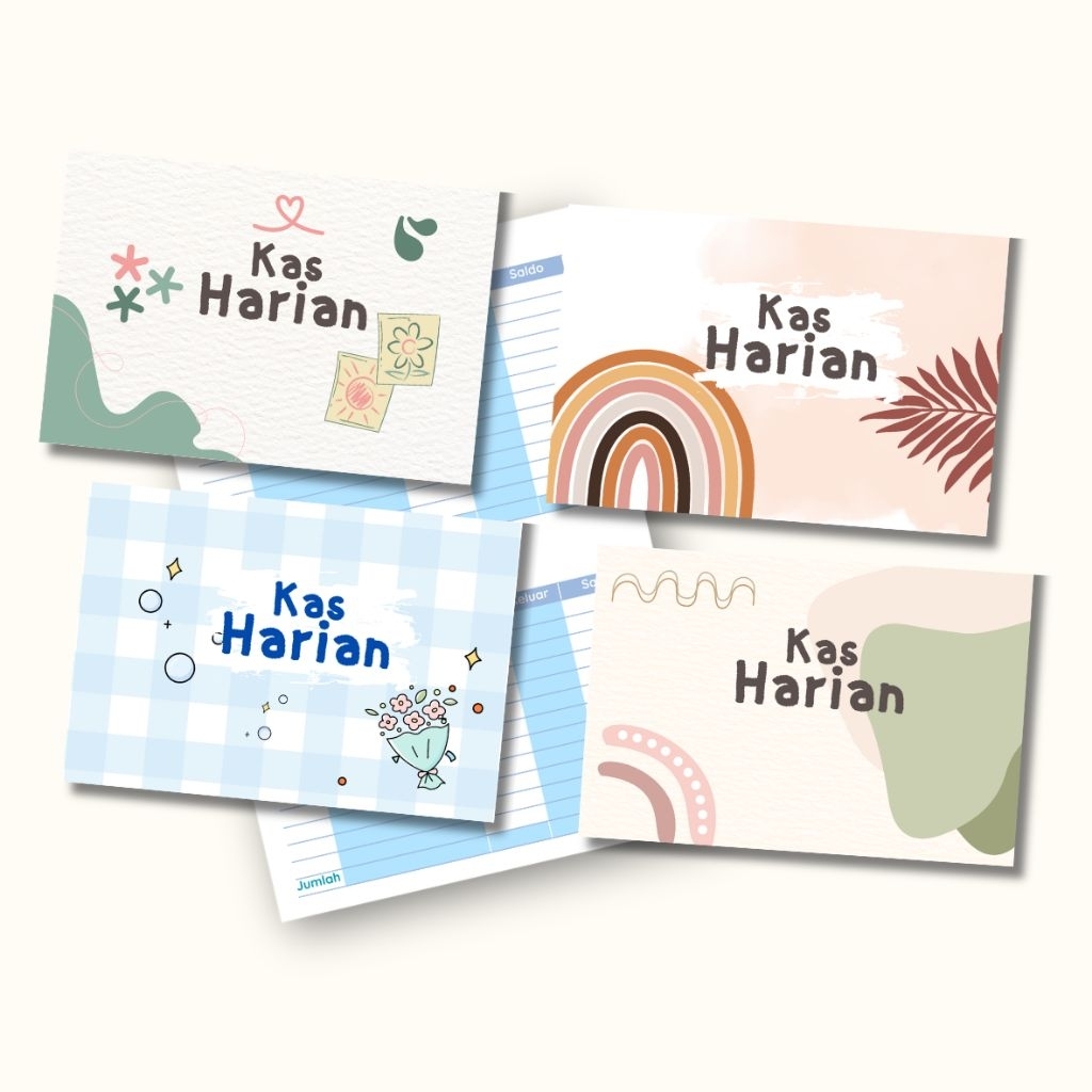 Kas Harian | Finansial Planner| Buku UMKM | catatan Keuangan