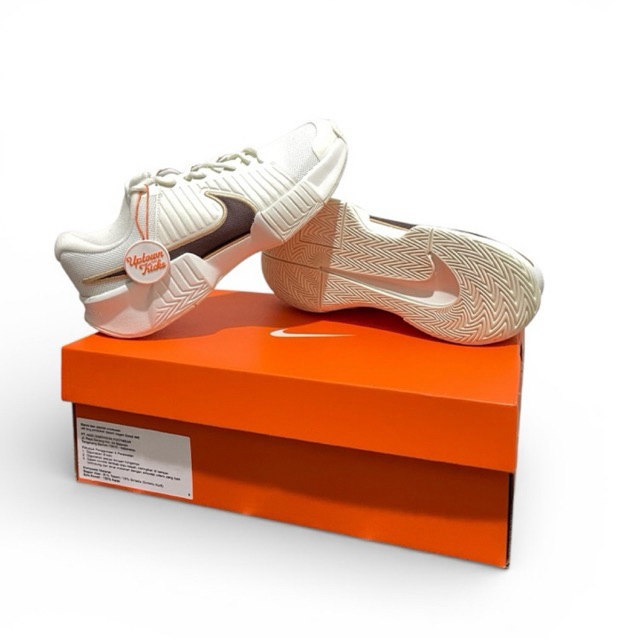 Nike GP Challenge Pro Hard Court Pale Ivory Women Tennis Shoes Sepatu Tenis Wanita IB6560-109 (100% 