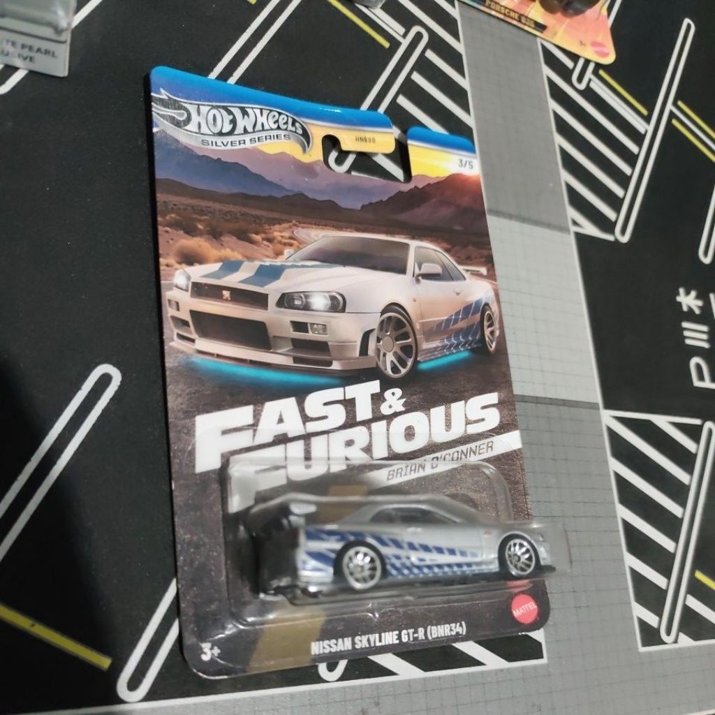 hot wheels nissan skyline gtr r34 fnf Brian