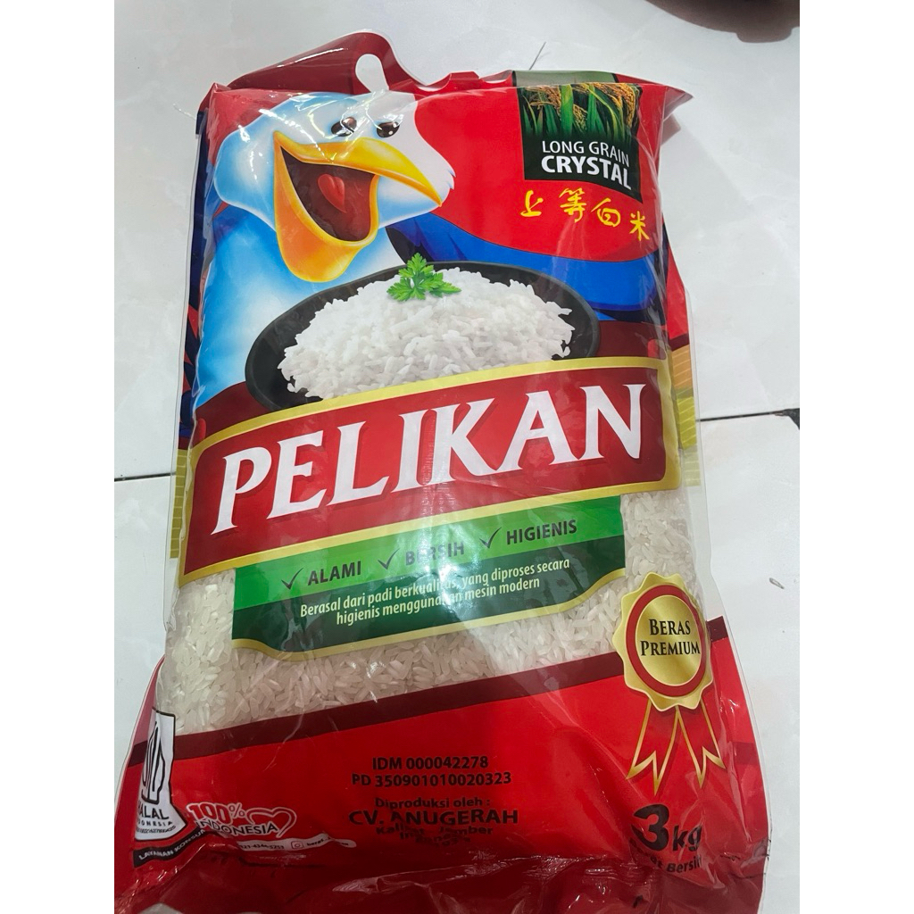 Beras Pelikan 3kg