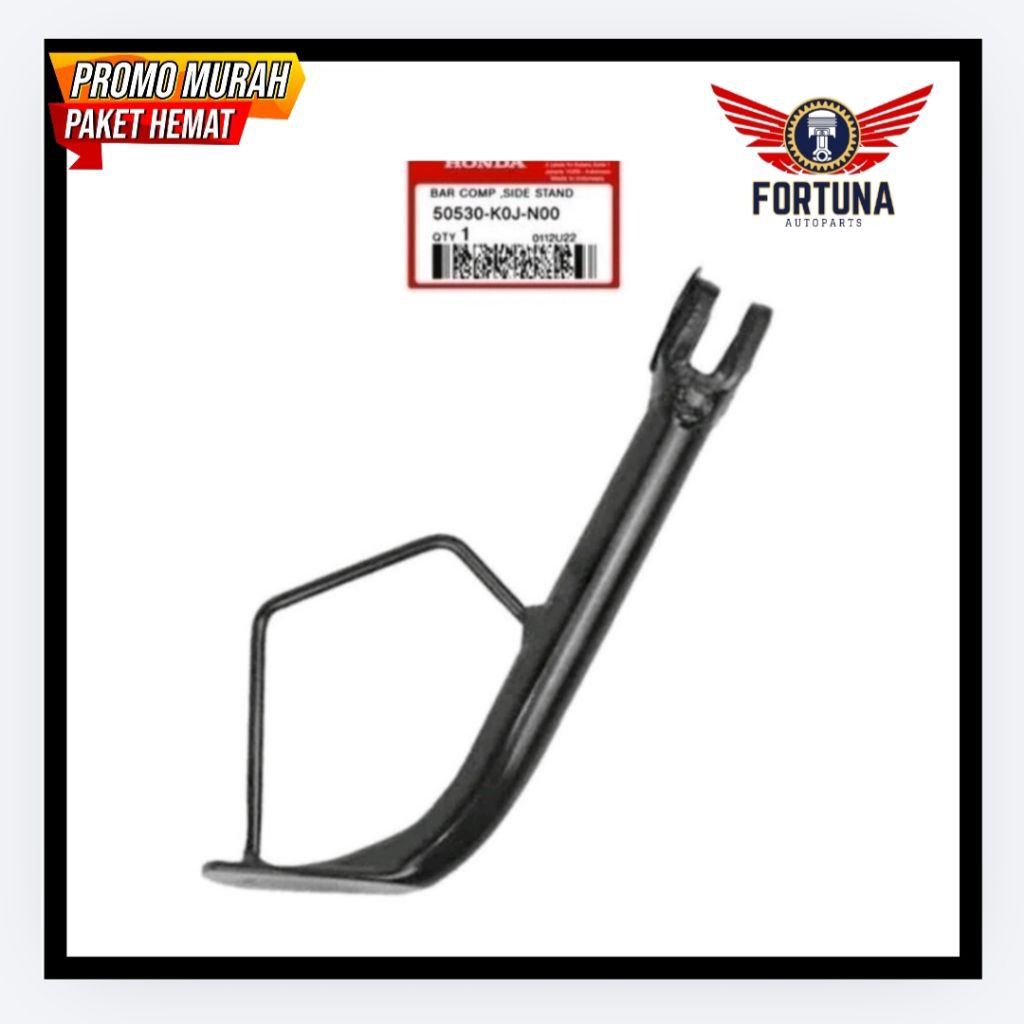 [Bisa COD] JAGANG STANDAR SAMPING STAND SCOOPY BAR COMP SIDE STND 50530-K93-N00 HGP AHM 100% ORIGINA