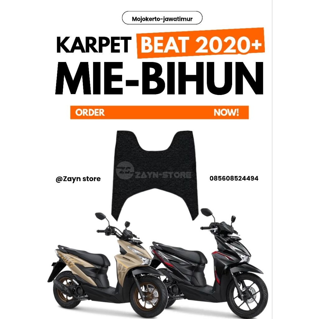 karpet sepeda motor honda beat ,pijakan kaki sepeda motor honda beat tahun 2020 sampai 2026