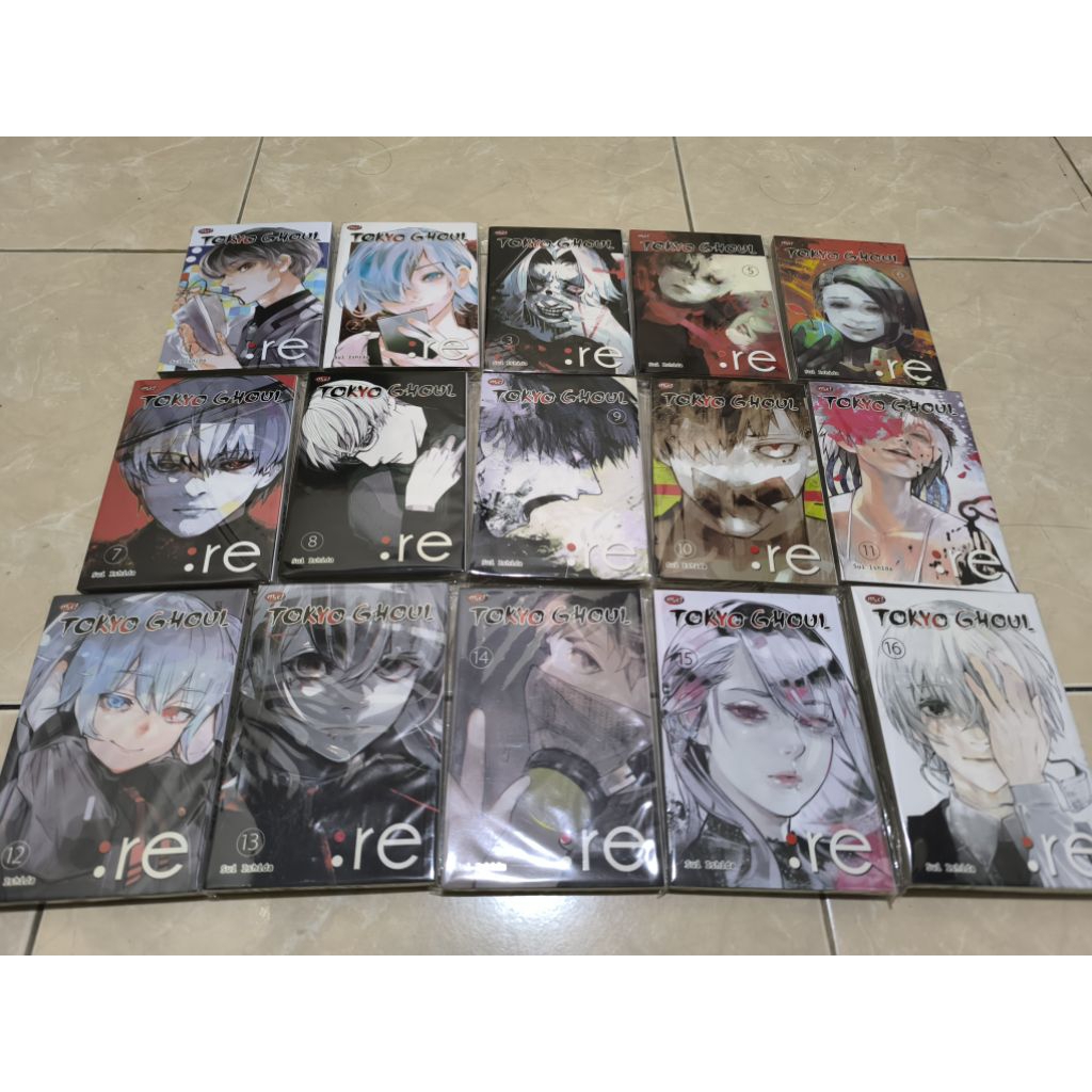 Komik Manga Tokyo Ghoul Re Vol 1-16 (kurang vol 4) Set Kolpri Ori