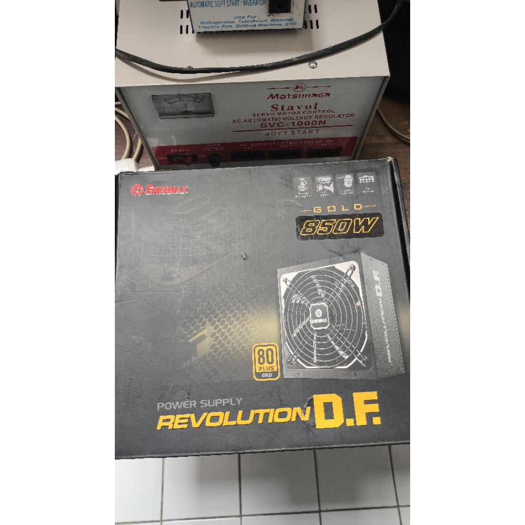 power supply 850w gold enermax revolution df