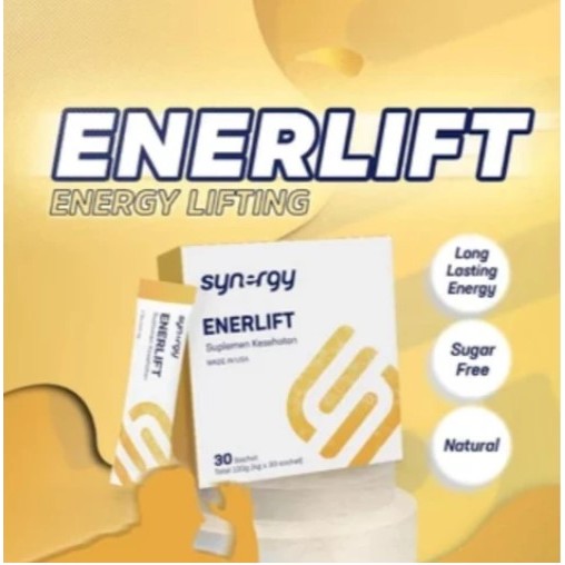 Minuman Kebugaran Synergy Enerlift Ekstrak Guarana Ginseng Teh Hijau