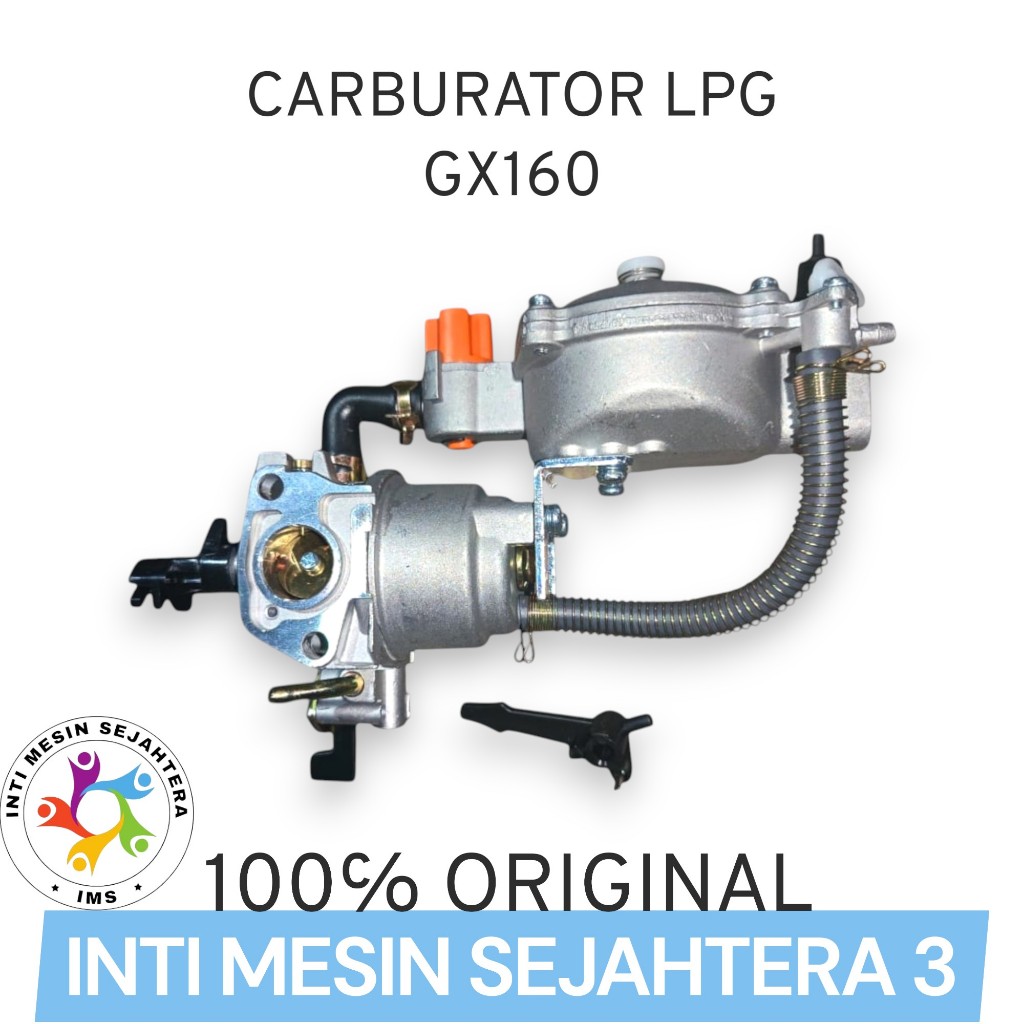 Carburator LPG GX160 Dual Fuel / Karburator Konverter Bensin ke Gas LPG Hemat – Mesin Pompa Air Gens