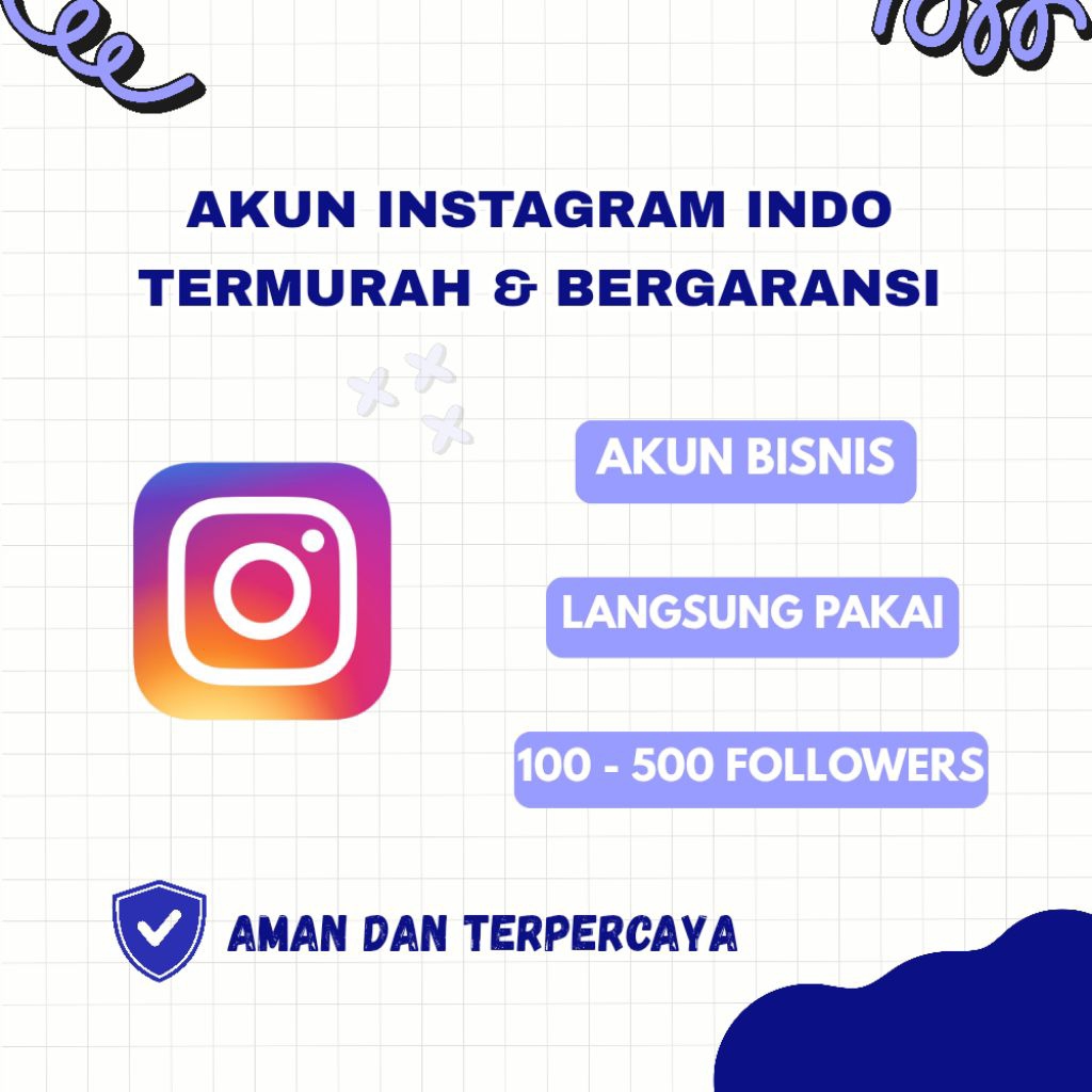 AKUN IG REAL INDO TERMURAH AKUN INSTAGRAM AKUN IG MURAH AKUN STALKER IG INDO JUAL AKUN IG INDO BAGUS