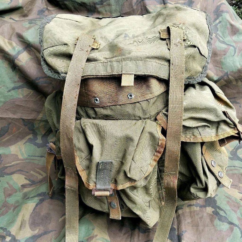 tas tentara amerika jadul us army rucksack ransel us army field pack eks seroja timtim tas perang vi