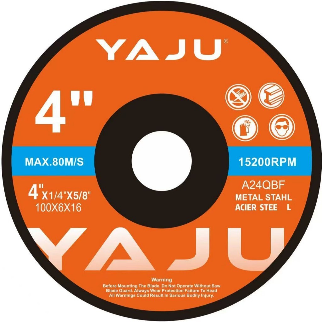 YAJU Mata Poles Gerinda 4 Inch Batu Poles Amplas Kertas