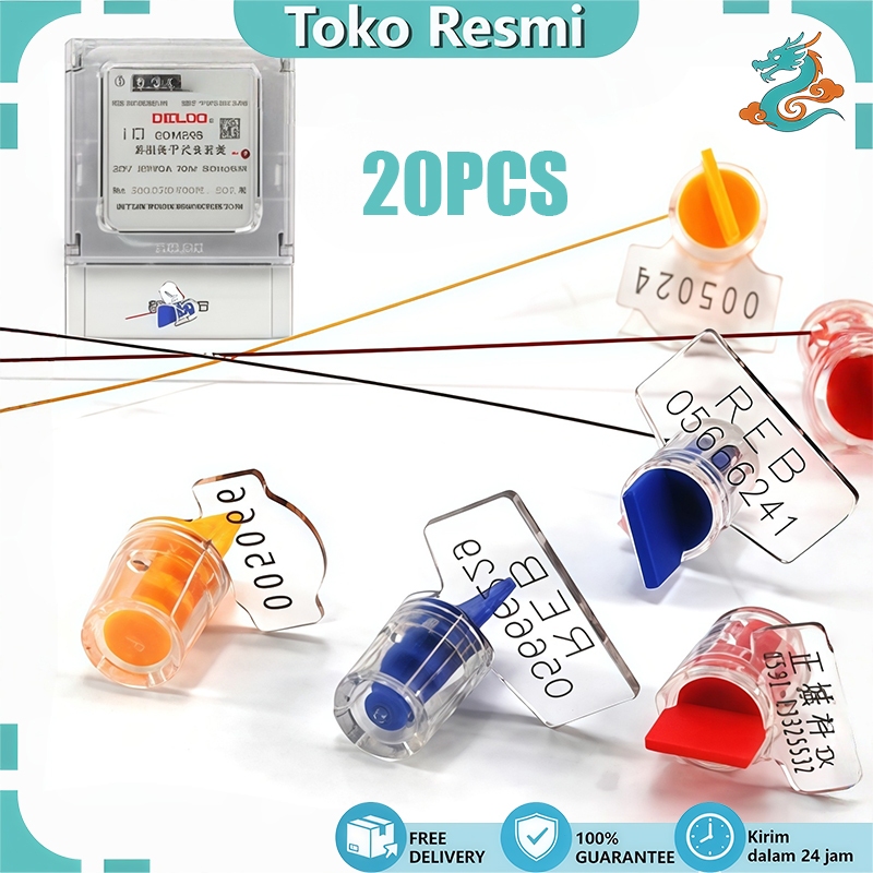 Segel Meteran Listrik PLN 20pcs/Segel Meteran Air/Segel Putar PLN