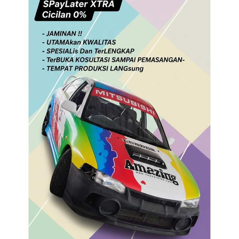 [READY] Aksesoris Mobil Bodykit Mitshubisi Evo 4 Ck4 Lancer EVO4 CK 4