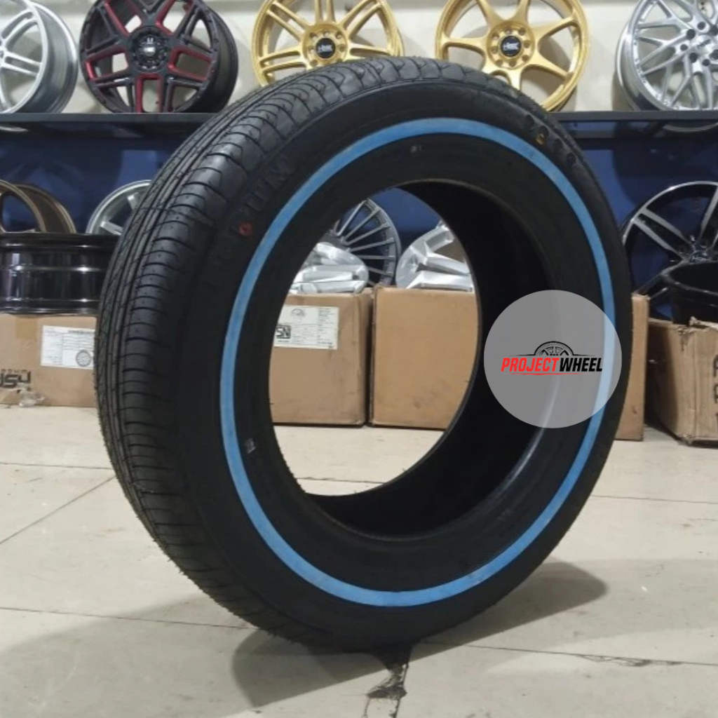 BAN MOBIL LIST PUTIH TERLARIS RING 14 FORCEUM TRIDEKA WLW 185 65 R14 CAWANG JAKARTA TIMUR