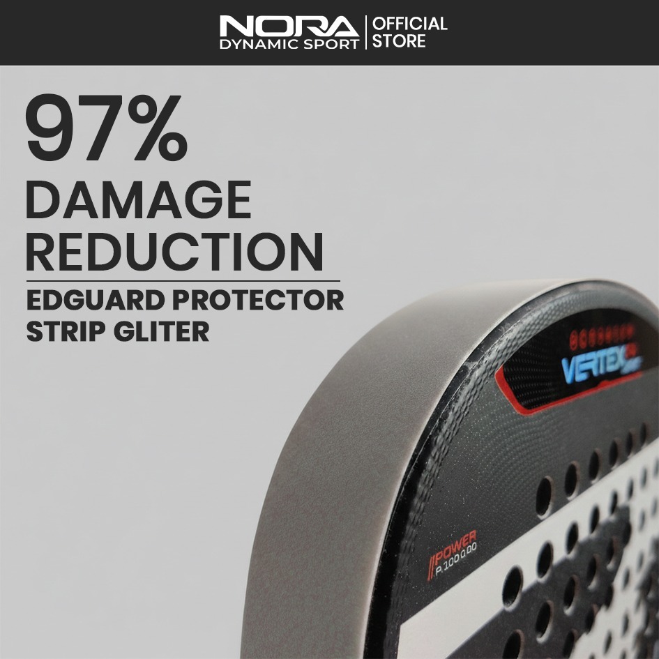 Edge Guard Strip Gliter Sparkle&Hologram Protector Racket 