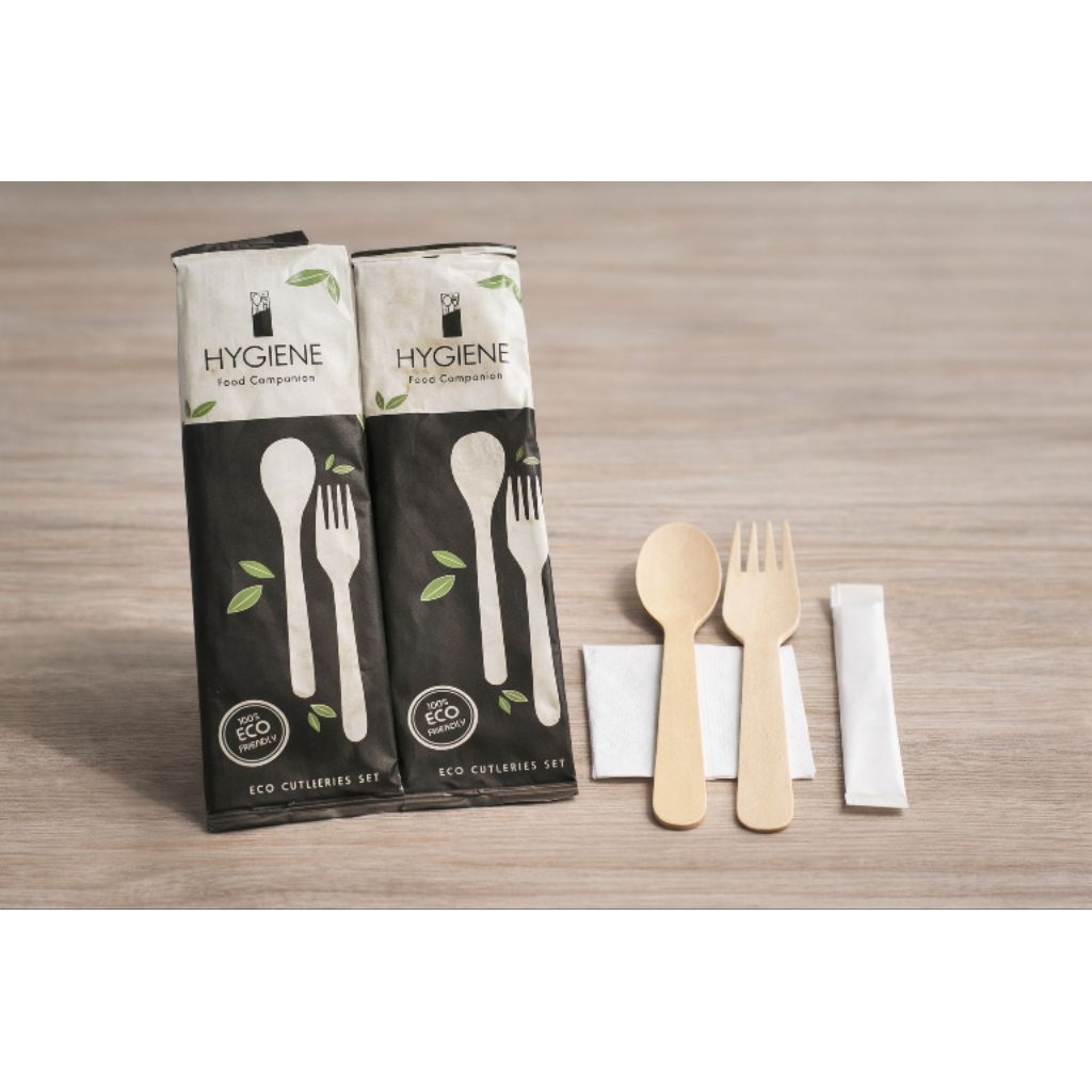 Sendok Set Bambu Hygiene Harga /Pack