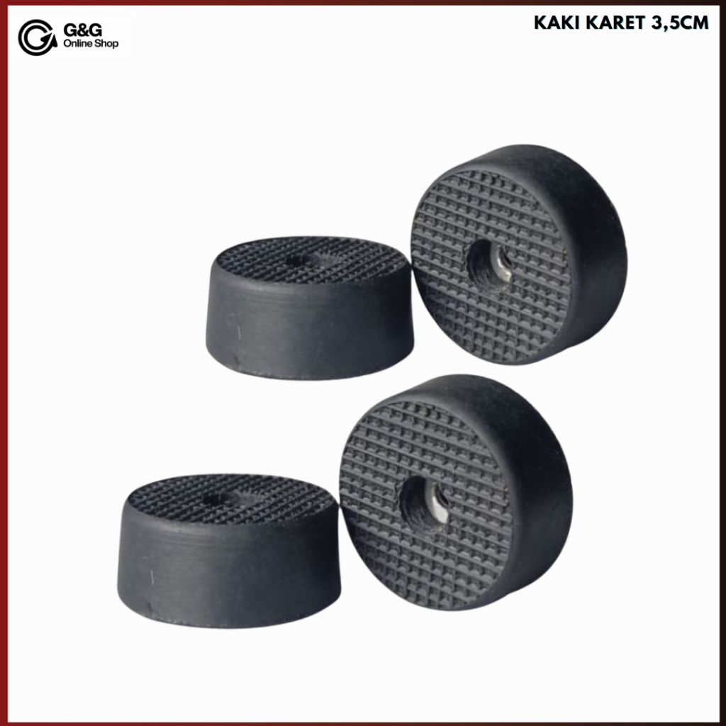 Kaki Karet Amplifier Box Speaker Diameter 3.5cm  Kaki Alas Bantalan Aksesoris Sound System| GNG