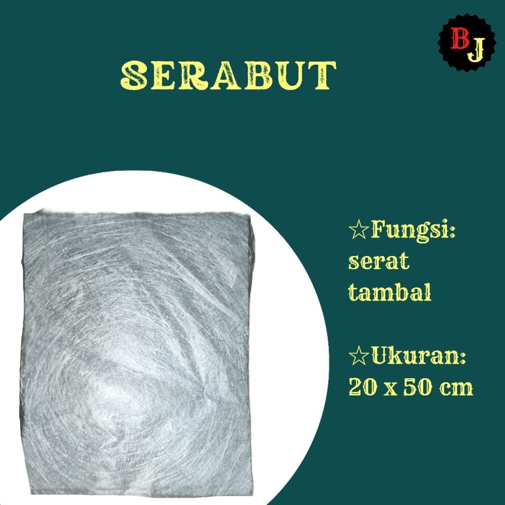 Serat Fiber Aquaproof / Resin Fiber Glass Fiber Mat Serabut Membran