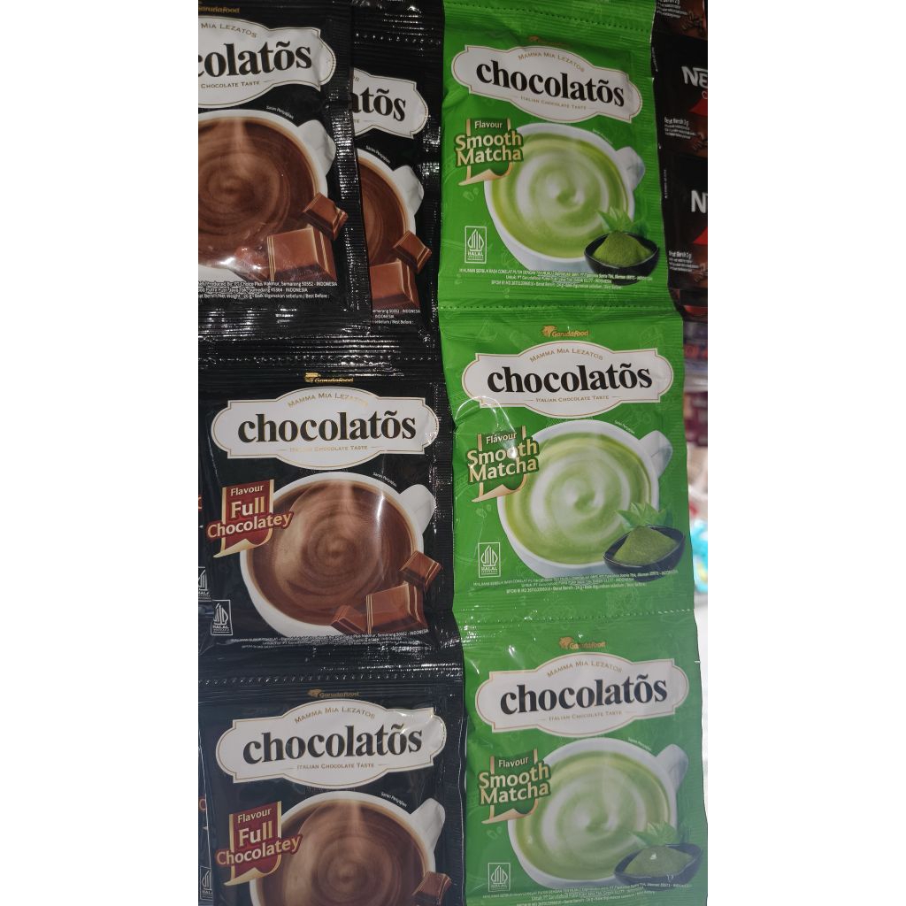 Chocolatos Cokelat/Chocolatos Matcha Renceng