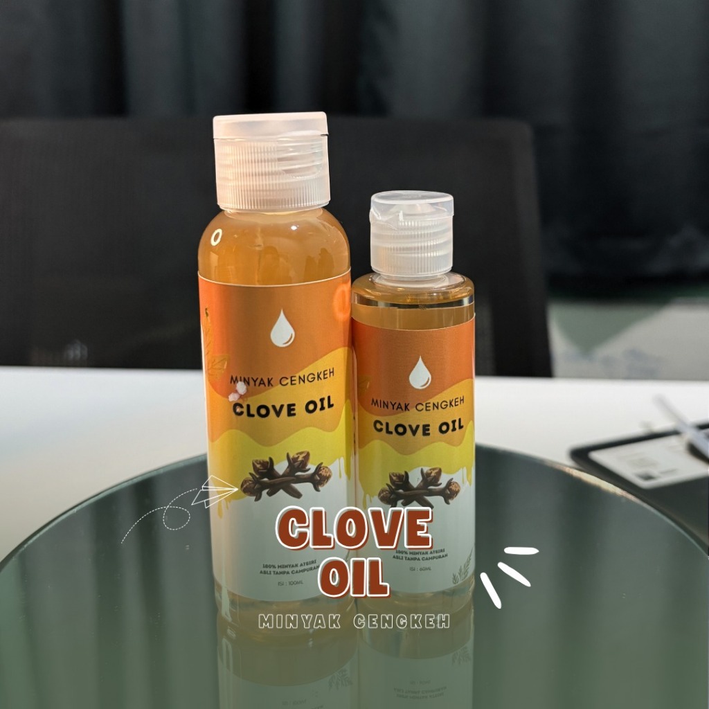 Minyak Cengkeh Original Maluku - Essential Oil Herbal - Aromaterapi & Minyak Gosok