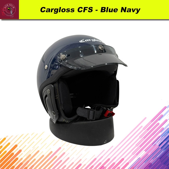 Helm Cargloss CFS Chips Retro Helm Half Face Original SNI