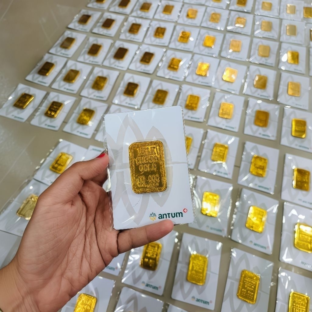 READY STOK ‼️ Emas Antum Coklat THR lebaran viral