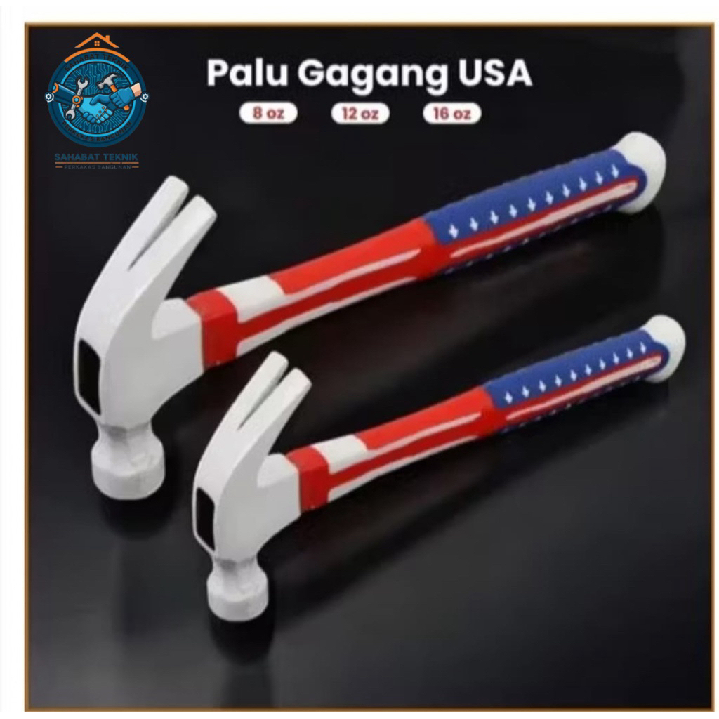 PALU KAMBING 16Oz AMERIKA/USA MAGNET GG FIBER GERIGI ukuran 16 Oz