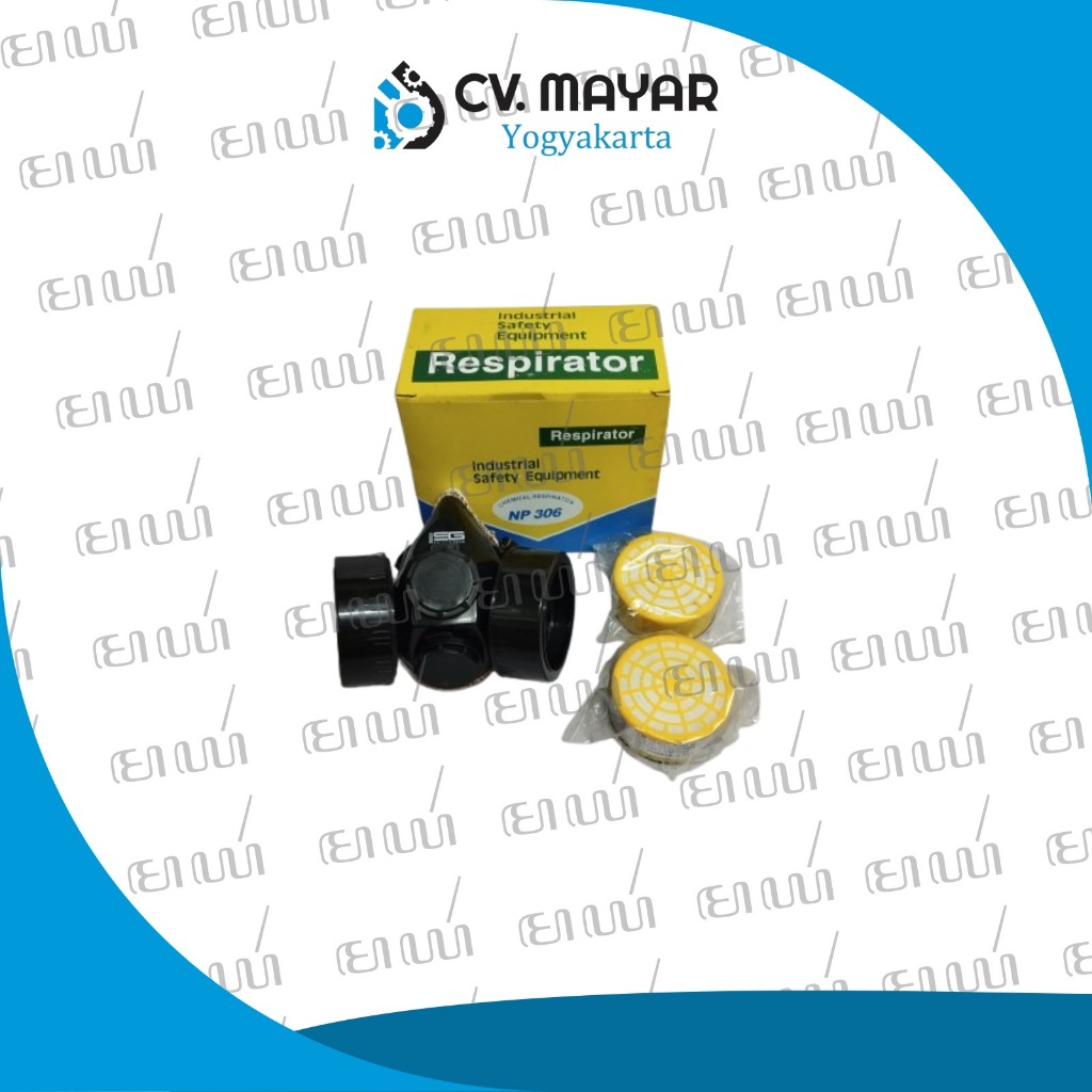 Masker Respirator NP306 Filter Chemical Respirator Trend Air Double Filter