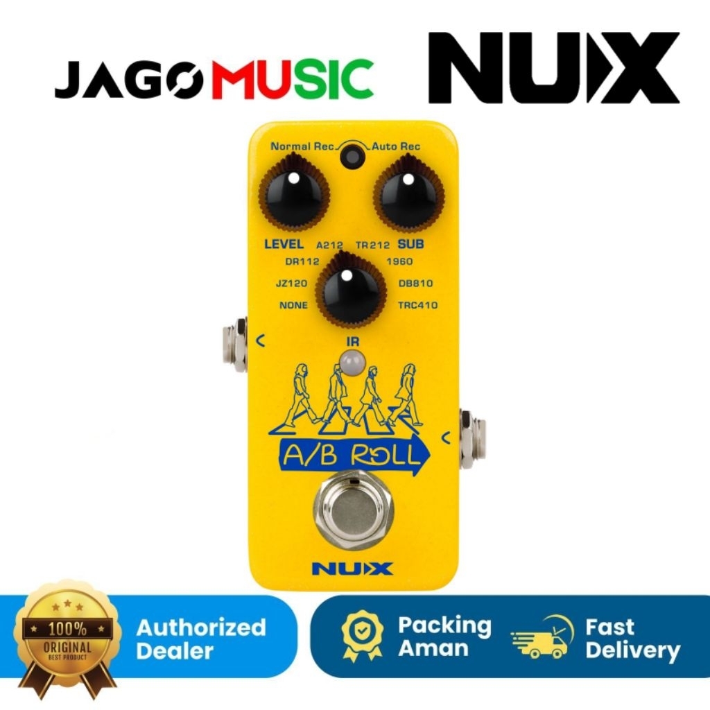 NUX NOL-1 AB Roll Octave & Looper Pedal Efek Nux NOL1 Original