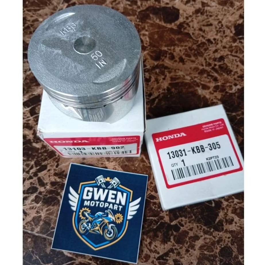 Seher Piston Tiger Tiger Revo dan Ring Seher Piston ori ahm japan Oversize 50