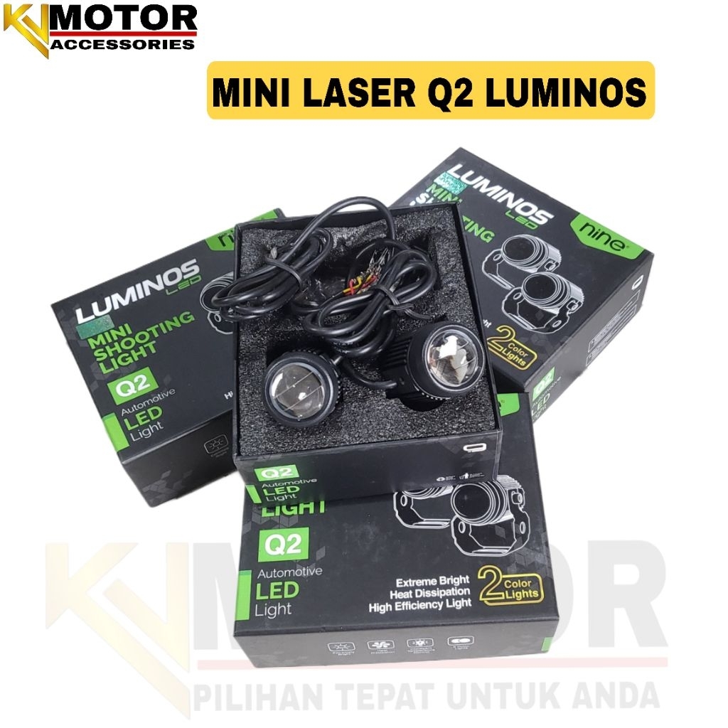 LAMPU TEMBAK LUMINOS Q2 PUTIH KUNING
