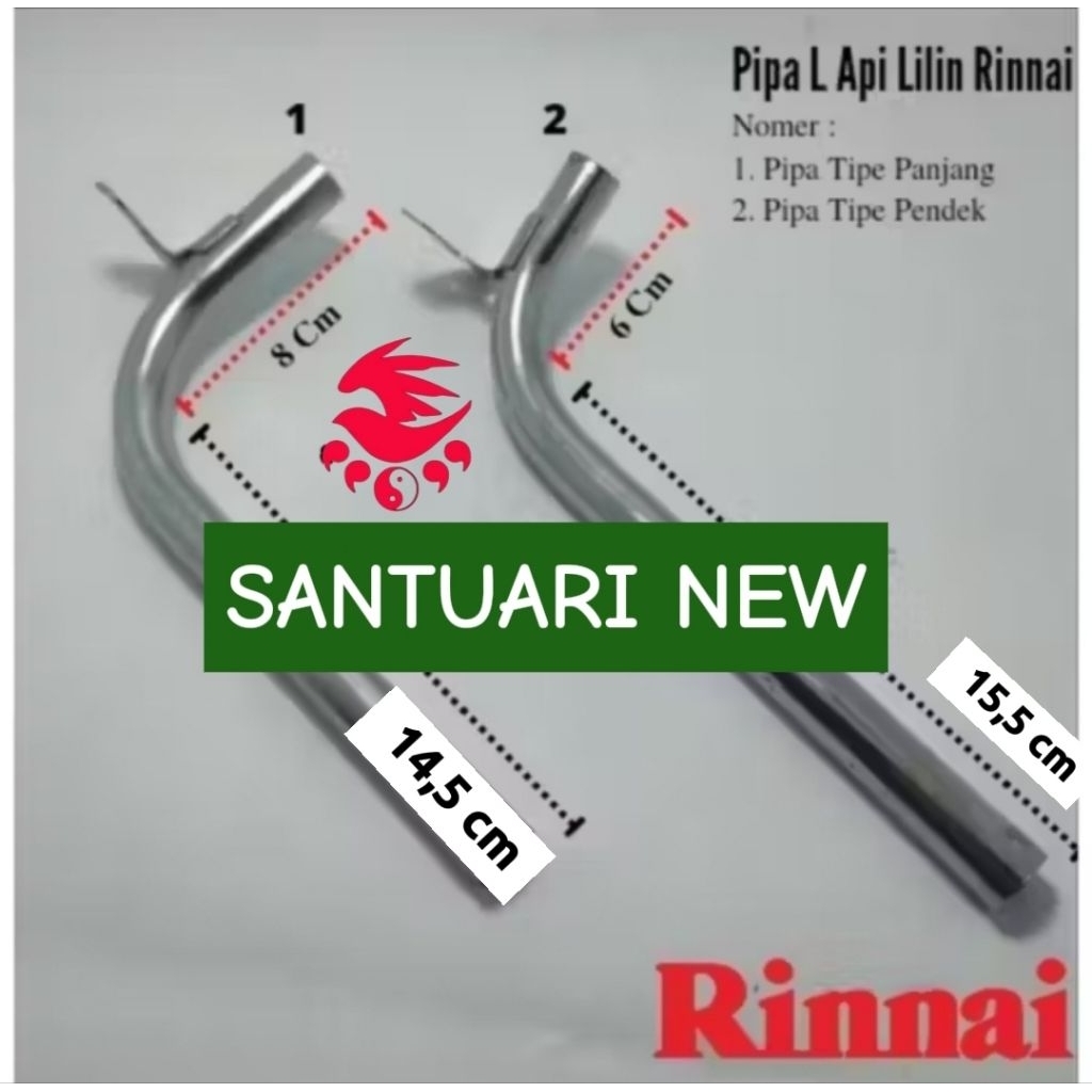 PIPA L KOMPOR GAS RINNAI
