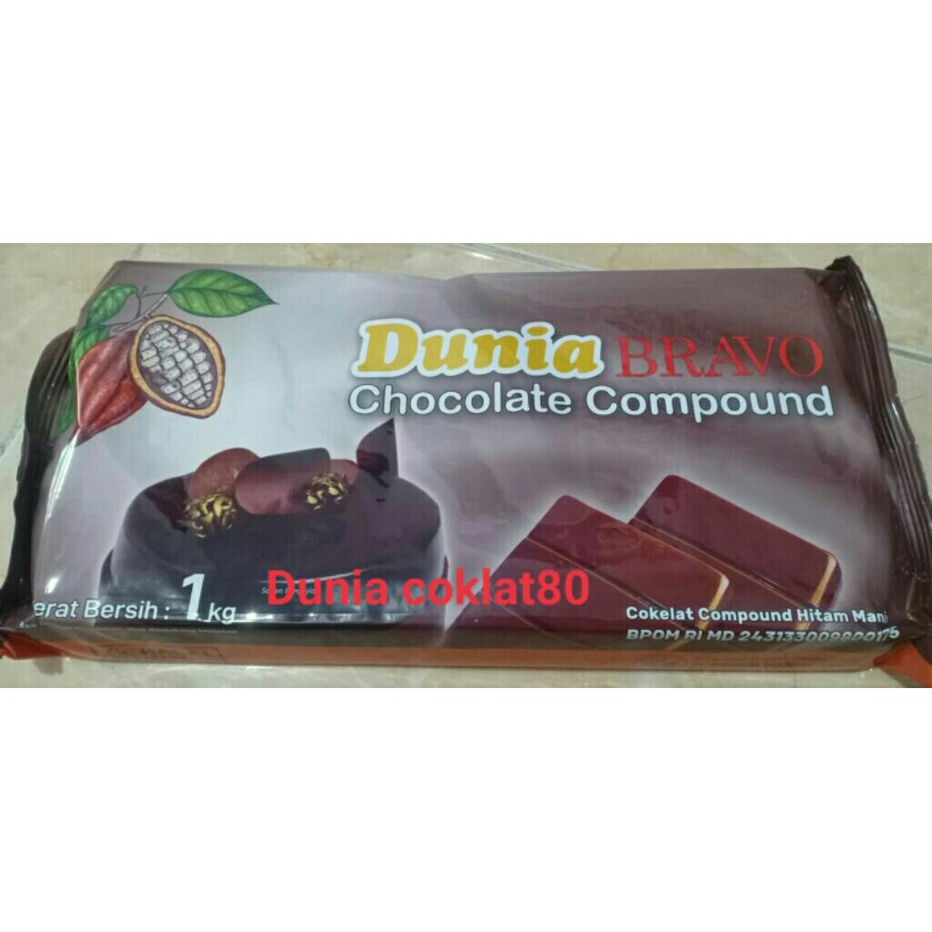 Coklat compound coklat batangan Dunia 1kg